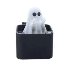 1PC Halloween Little Ghost Fun Prank Gift Box Spooky Prank, Halloween Ghost Surprise Holiday Creative Resin Ornament Gift Mini Frightened Ghost Halloween Surprise Novelty Gifts Garden/Garden Decor Outdoor/Home Decor/Home/Holiday Essentials/Halloween - Multicolor - View 9