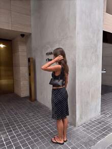 Leopardenmuster Damenrock, hohe Elastizität, Büro-Pendlerkleidung, lässiges Outdoor-Outfit, westlicher eleganter Business-Casual, Lehrer-Berufskleidung - Schwarz - Übersicht 6