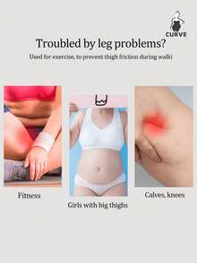 2/10/20/30/40/50pcs Disposable Thigh Anti Chafing Patches Plus Size Curve Inner Thigh Chafe Guard Stickers, Back To School Supplies College Dorm Essentials, Travel Essentials Vacation Supplies, Invisible Sweatproof Nipple Covers Set Bulk - Thin style - View 9
