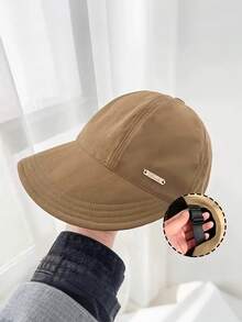 1pc Women's Lightweight Foldable Sun Hat - Adjustable Wide Brim Baseball Cap, Sun Hat, Suitable For All Seasons, Daily Fashion Versatile, Breathable Fabric, Daily Accessory - A - View 9