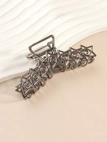 Haarklammer mit Stern-Umriss aus Metall in voller Reihe, leichte Haarspange für ganztägiges Tragen, perfekt für Hochzeitsgäste, Brautjungfern & lässige Reise-Outfits - Verschiedenfarbig - Übersicht 6