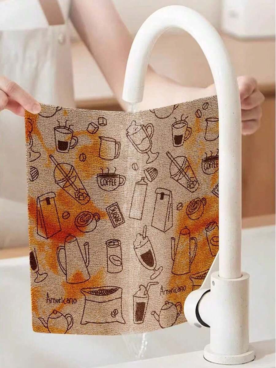 1/2入加厚不黏膩一次性撕拉式洗碗布,乾濕兩用吸水廚房清潔抹布 - 洗碗布 - 查看 1
