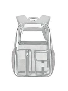 CUSANGEL Transparent Gray Backpack For Elementary Students - Grey - View 5