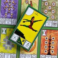 Tarot Of Ceremonial Magick Vintage Tarot Cards 78-Card Deck Game Party Supplies - Tarot Of Ceremonial Magic - View 1