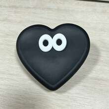 Stiker Ponsel Silikon Warna-warni Macaron Lucu 3D Mata Besar dan Hati, Gaya Gadis Lembut untuk Desktop, Aksesori Dekorasi Ponsel Portabel Kartun Serbaguna - MultiWarna - View 12