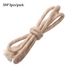 5M*2件/包 5mm 多功能圓芯彩色編織繩，DIY手工串珠繩，戶外帳篷使用 - 條紋款 - 查看 23