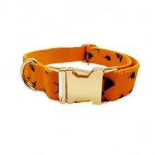New Zinc Alloy Metal Buckle Halloween Bat Pattern Pet Dog Collar Purple/Orange Dog Collar Pet Supplies, Halloween New Year Holiday Gift - Multicolor - View 11