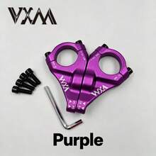 VXM 雙夾式自行車速降車把桿把手 58/64mm 可調節鋁合金山地自行車速降車把桿替換零件 - 彩色 - 查看 13