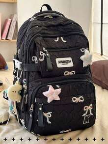 女款大容量後背包 通勤/學生書包 時尚筆電包 旅行後背包 - 彩色 - 查看 15