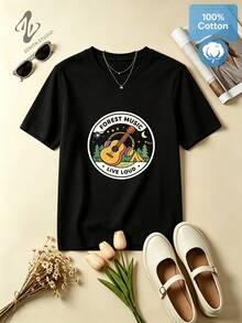Women T-Shirts - 黑色 - 查看 2
