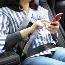 1件可調節汽車安全帶枕頭，舒適肩墊，適合公路旅行 - 彩色 - 查看 5