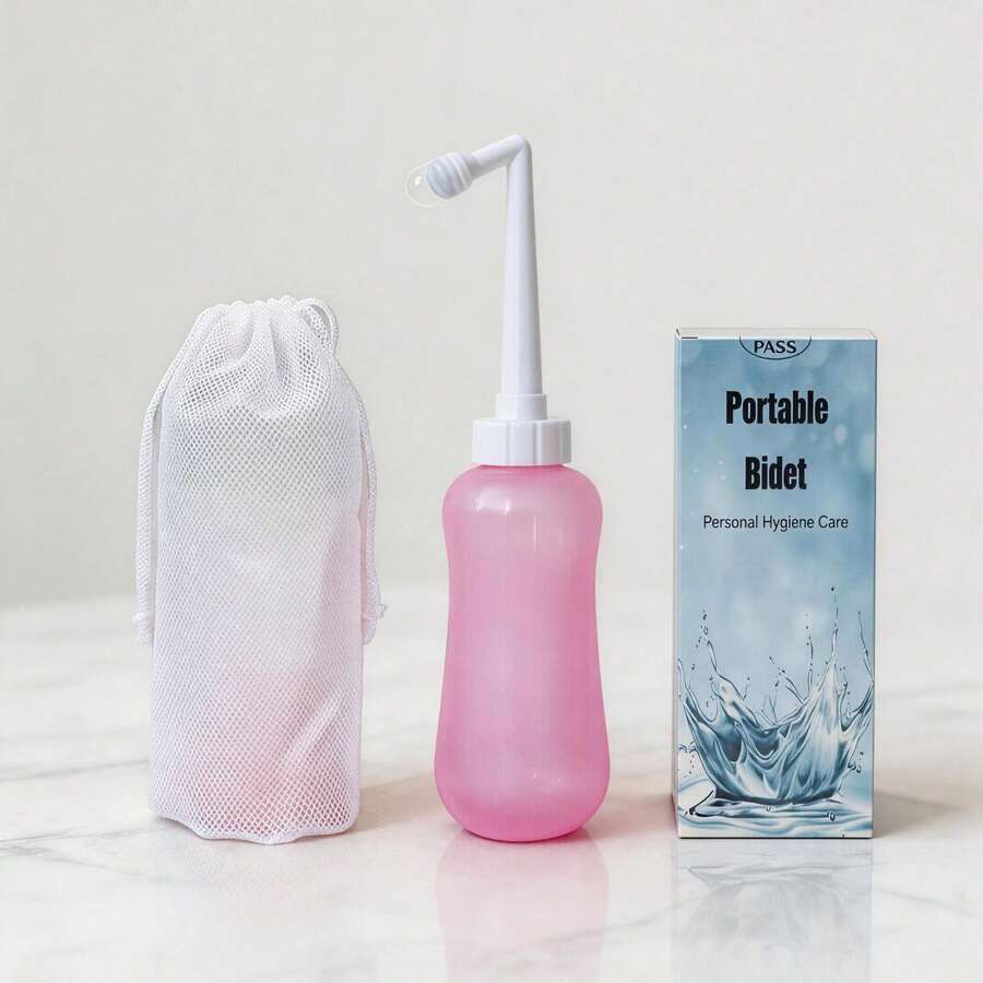 350ml Large-Capacity Portable Bidet – One Fill Per Use, Easy-Squeeze Directional Spray, Save Toilet Paper, Travel & Home Hygiene - Multicolor - View 1