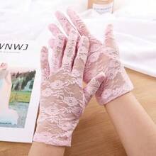 Women's Sun Protection Gloves, Thin Summer Style, Cute, Suitable For Driving And Cycling, Touchscreen Compatible, Lace, Breathable, Non-Slip, Suitable For Electric Scooters - Multicolor - View 10