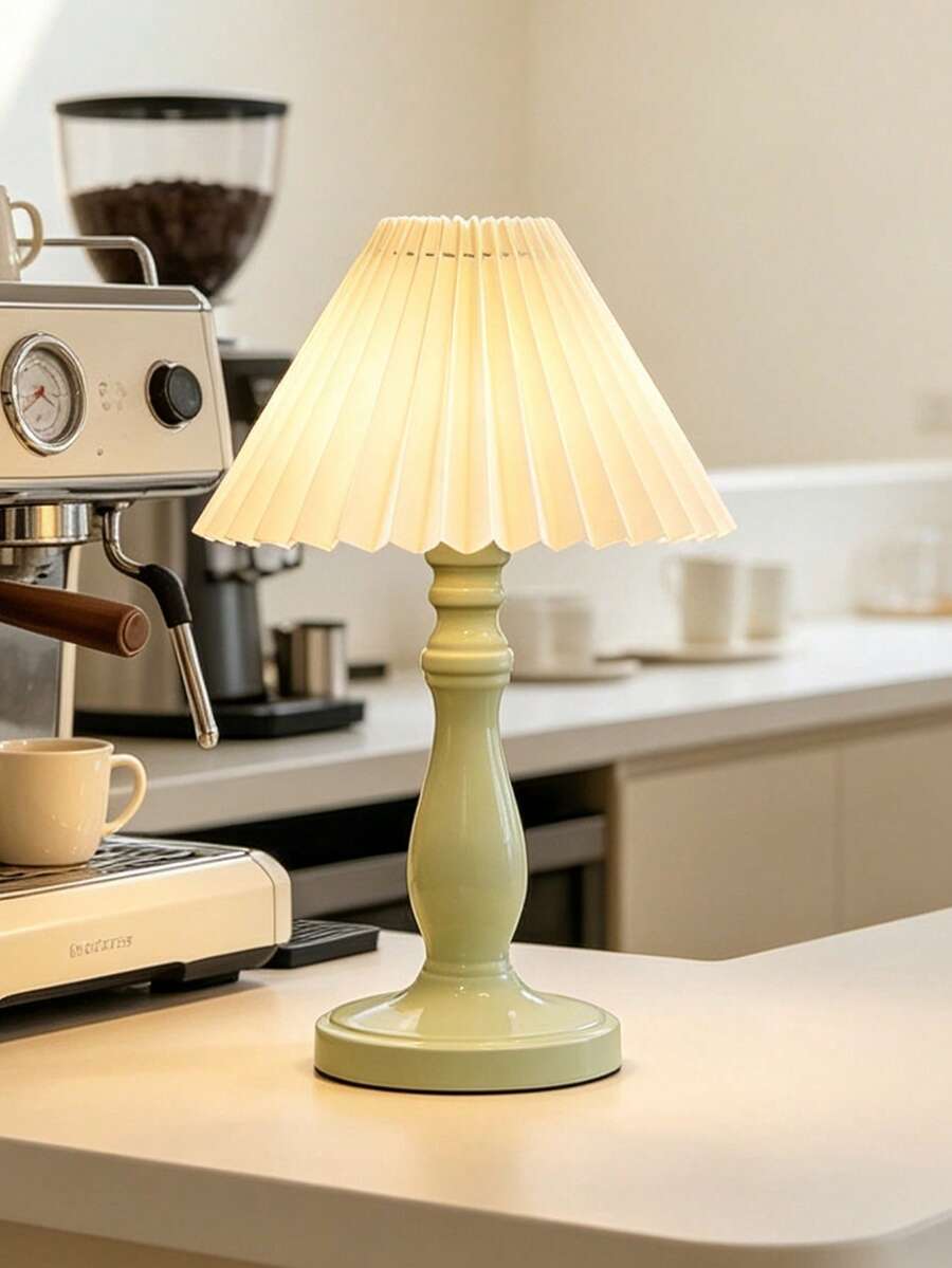 LED Desk Lamp, Modern Table Lamp, Bedside Night Light, Ambient Decorative Lamp, Minimalist Style Desk Lamp, Retro Mid-Century Table Lamp, Nordic Bohemian Decorative Lamp, Soft Reading Light, Anti-Blue Light Study Lamp - Multicolor - View 1