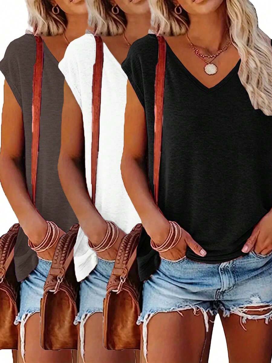 Women T-Shirts - Different Colored 12 - View 1