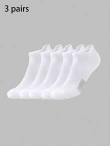 5/10 Pairs Minimalist Unisex Socks, Comfortable Casual All-Season Versatile Couple Short Socks - Multicolor - View 6