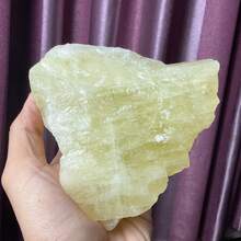 Natural Yellow Quartz Rough Stone, Large Size Yellow Quartz Crystal Rough Stone, Natural Yellow Quartz Crystal Rough Stone, Large Block Yellow Quartz Crystal Rough Stone, Indoor Decoration Large Yellow Quartz Ornament, Large Crystal Carving Material - Yellow - View 3
