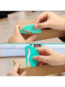 4/2/1pc Compact Plastic Letter Opener, Durable Multi-Functional, Suitable For School And Office Supplies, Multiple Bright Colors Available - Multiple Styles - View 12