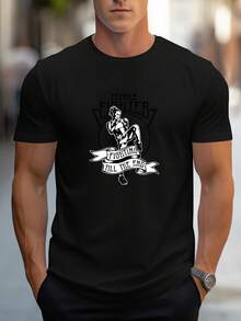 Men T-Shirts - 黑色 - 查看 6