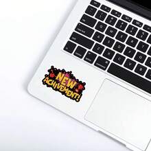 3Inches New Achievement Funny Litrpg Sticker, Fantasy Reader Humor Design For Laptops, Notebooks, Water Bottles, Cups, Journals, Lockers, Perfect Gift For Students, Teachers, Office Workers, Gamers, Creatives, And Fantasy Book Fans - Multicolor - View 3