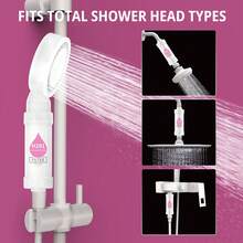 3pcs Aromatherapy Shower Head Filter Cartridges - Bathroom Accessories, Shower Filter, Replacement Filter Cartridges - Contains Vitamin C And Chlorine Removal Beads - Multiple Fragrances Available, Purifies Water Quality, Easy To Install For Home And Hotel Bathrooms - Cherry Blossom, 3-pack - View 5