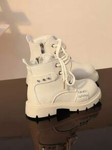 Children's Boots, New Style Single Lining Anti-Slip Casual Boots - Beige - View 4