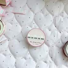 Set Pita Washi Motif Bunga Pastoral Romantis, Mawar Warna Macaron Mengkilap, Papan Ketik Piano, Pita Washi Dekoratif Motif Sulur Mawar, Cocok untuk Tata Letak Buku Harian, Pembuatan Kartu, Dekorasi Pembungkus Kado - A - View 11