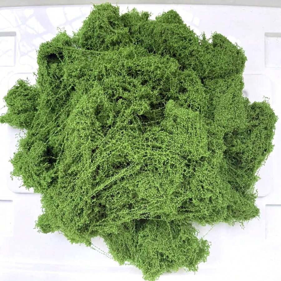 30/50/60/80/90/100/120/160/200/230/250g 人造苔蘚裝飾 - 真實綠植 - 包裝 - 完美適用於微景觀、窗戶裝飾和設計佈局,仿苔蘚仿生人造苔蘚,綠色苔蘚微景觀裝飾,DIY 綠色植物 - 嫩綠色 - 查看 1