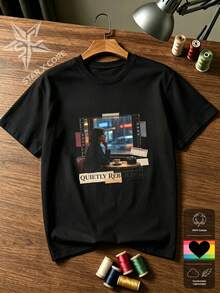 Women T-Shirts - 黑色 - 查看 2