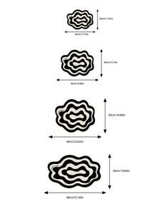 [New Thickened]Kitchen Dish Drying Mat, Dining Table Mat, Absorbent Countertop Mat, Dish Drying Mat, Bowl And Plate Drying Mat, Thickness 3.6mm - Black Ripples - View 8