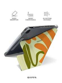 GIIPPA Casing Pelindung Lipat Berbentuk Y dengan Motif Bunga Daisy Oranye, Dapat Dilepas dengan Magnet, Gesper Ganda, Cetakan Definisi Tinggi, Pelindung Anti Guncangan dengan Tempat Pena, Gaya Cocok untuk Semua Model, Dapat Diberikan Sebagai Hadiah untuk Teman - MultiWarna - View 7