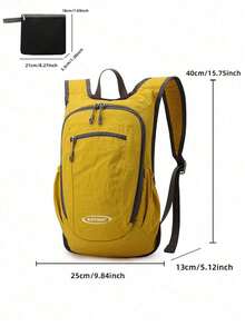 Foldable Lightweight Backpack, Slim Waterproof Portable Storage Bag, Suitable For Hiking, Student Commuting, Large Capacity - Multicolor - View 2