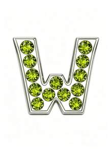 8mm 金色/銀色水鑽 26 個英文字母珠，適用於 DIY 手鍊、手環、珠寶配件 - 金色 - 查看 88