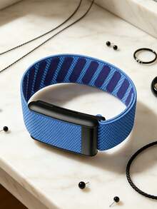 Banda SuperKnit 5.0/MG – Compatible con ECG, Tejido de Rendimiento Distintivo – No Compatible con la 4ª Generación - Azul - Ver 1