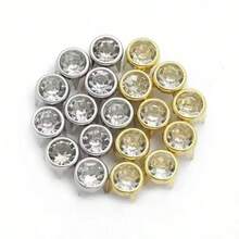 10MM 尖底章魚水鑽 50顆/包 DIY 衣物 鞋子、帽子、包包、皮革製品、裙子、髮飾、手工布料珠飾珠寶 - (Gold + Silver)100pcs - 查看 7