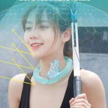 1pc Summer Cooling Neck Ring Ice Pack, Wearable Hanging Ice Neck Sleeve Cold Compress, Reusable Frozen Gel Neck Cooling Tube, Unisex Cooling Collar/Outdoor Sports/Camping/Vacation/Back To School/Beach Travel/Relieve High Temperature/Cooling Tool - Multicolor - View 5