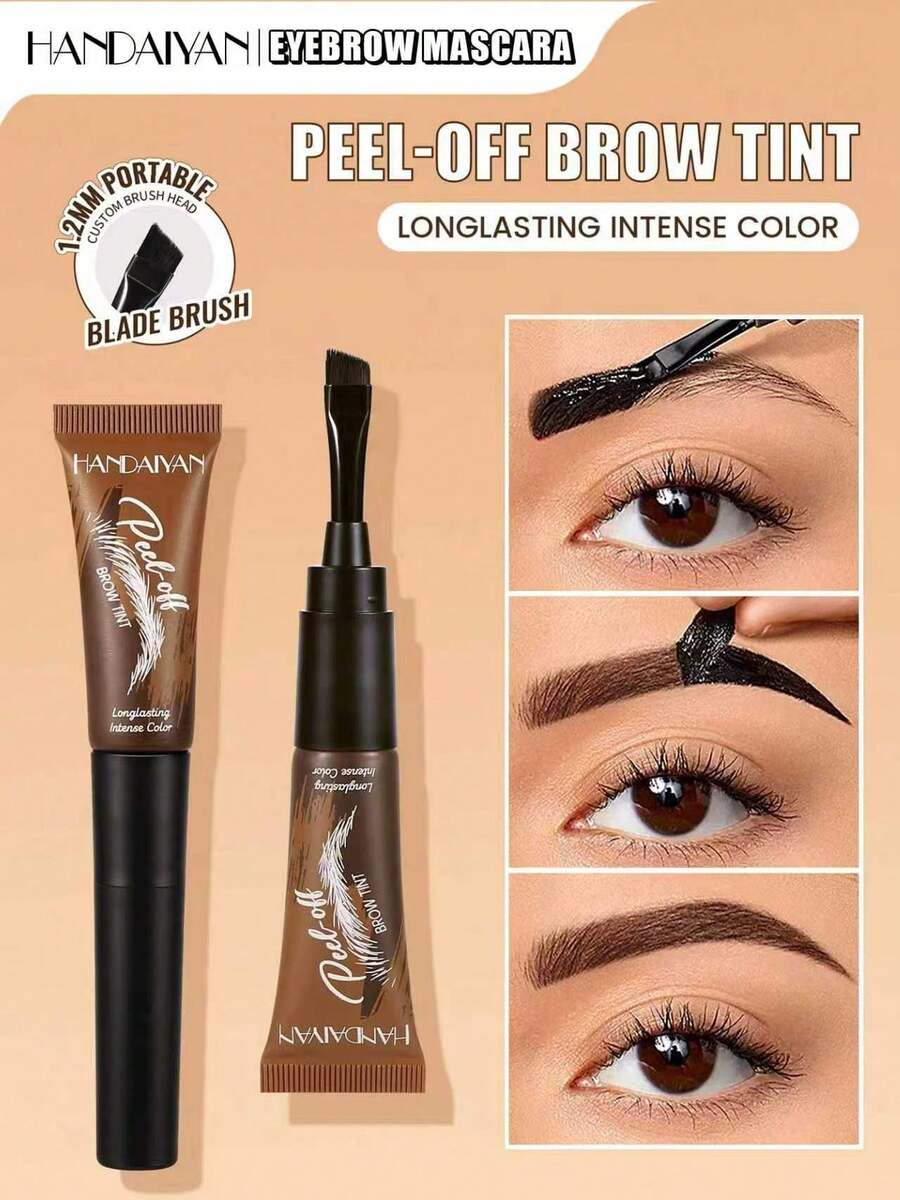 HANDAIYAN Peel-Off Eyebrow Gel: Long-Lasting, Waterproof Eyebrow Pencil For A Natural Look-Perfect For Vacations, Holidays, Parties, Valentine's Day, Back-To-School Season, Halloween, And Christmas Gifts - 彩色 - 查看 1