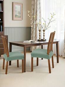 Non Slip Dining Chair Cover Easy To Install Elastic Chair Cover For Office And Home Chairs Dining Chair Seat Cover Simplify Daily Furniture Cleaning For Daily Home Dining Use Decoration And Back To School Or Holiday Family Living Room Home Decor - A - View 12