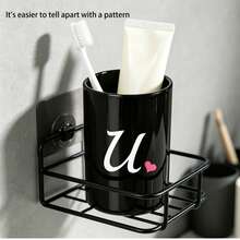 High-End Style Rinse Cups In Various Colors, Creative Toothbrush Cups, Stylish Couple Rinse Cups, Luxury Dorm Student Wash Cups, Household Kids' Toothbrush Cups, Minimalist Style Rinse Cups - Multicolor - View 1