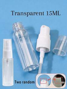 2D Shiny Shell & Starfish Pattern Transparent PET Refillable Travel Spray Bottle - Multi-Purpose Fine Mist Spray Bottle, Suitable For Travel, Business Trips, Makeup Remover Dispensing; Reusable With Continuous Spray Function, Widely Used For Hair Styling, Cleaning, Plant Care And Facial Moisturizing. - Multicolor - View 7