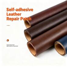 Leather Repair Patch, Self-Adhesive Leather Repair Patch, Large Vinyl Repair Tape, Suitable For Sofas, Car Seats, And Damaged Leather Furniture - Dark Brown - View 9