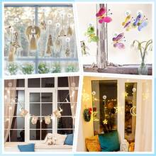 5 Pcs Suction Cup Hooks, Clear Suction Cups With Metal Hooks, Small, 1.77 Inch, Clear Invisible Design, Removable And Reusable, Fits For Smooth Flat Surfaces - Multicolor - View 2