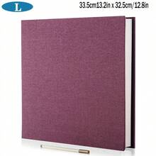 亞麻布相簿 自黏式剪貼簿相簿 適用 2x3、4x6、5x7、8x10 照片 DIY 相簿 生日禮物 適合女性、媽媽、婚禮、嬰兒、家庭旅行、返校、學校用品 - 彩色 - 查看 26