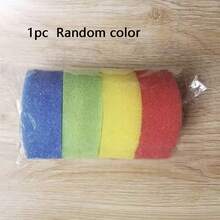 4pcs Multi-Color Smiling Face Sponges With Color-Coded Surface (Pink, Yellow, Green, Blue) And Hanging Hole, Versatile Household Cleaning Cloth For Daily Cleaning Needs (Random Color) - Cleaning Sponge - View 14