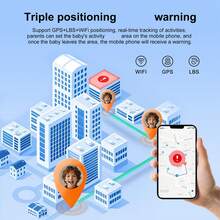 Blackview Kids Smart Watch LBS+WiFi+GPS Triple, Jam Tangan Game Anak, 7 Game Seru, Layar Sentuh 1,73 Inci, Tahan Air IP68, Penghitung Langkah, Mengambil Foto, Senter, Pengingat Alarm, Kamera, Album, Pelacak Olahraga, dan Notifikasi Pesan - View 7