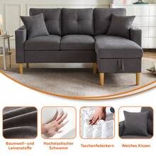 Sofas & Couches - Grey - View 7