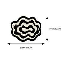 [New Thickened]Kitchen Dish Drying Mat, Dining Table Mat, Absorbent Countertop Mat, Dish Drying Mat, Bowl And Plate Drying Mat, Thickness 3.6mm - Black Ripples - View 10