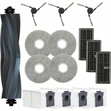 Replacement Accessory Kit For L40 Ultra (Gen 2), X40 Ultra, Mova P10 Pro Ultra (Gen 2), P50 Pro Ultra, Includes 4 Dust Bags, 4 Mop Pads, 3 Filters, 3 Side Brushes, 1 Main Brush - 15 Pcs - View 2