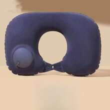 Inflatable Pillow, Portable Travel Neck Pillow, Pressure-Inflated U-Shaped Pillow, Space-Saving - Multicolor - View 12