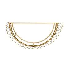 Decorative Metal Curtain Or Canopy Crown, Finish - Gold - View 5